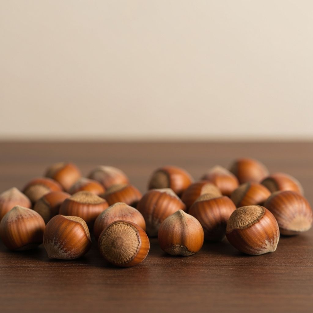 Raw hazelnuts
